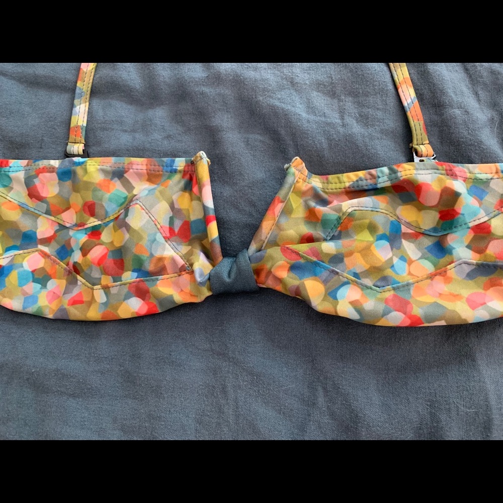 Multi Color Swim Top (Sm) - Picture 3 of 5